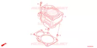 CYLINDRE pour Honda FOURTRAX 520 FOREMAN 4X4 ES PS de 2022