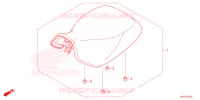 SELLE pour Honda FOURTRAX 520 FOREMAN 4X4 ES PS de 2022