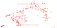 TRIANGLES AVANT pour Honda FOURTRAX 520 FOREMAN 4X4 ES PS de 2022