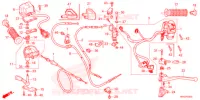 LEVIER DE GUIDON   CABLE   COMMODO pour Honda FOURTRAX 520 FOREMAN 4X4 ES PS de 2022