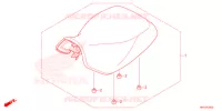 SELLE pour Honda FOURTRAX 520 FOREMAN 4X4 BASE de 2022