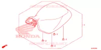 SELLE pour Honda FOURTRAX 520 FOREMAN 4X4 EPS de 2021