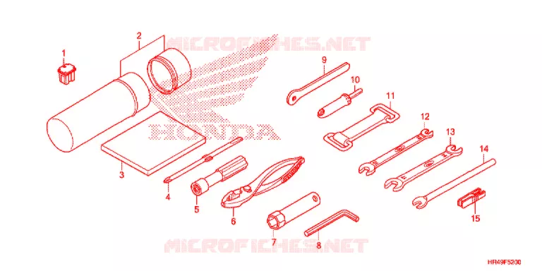 OUTIL Honda ATV 520 FOURTRAX 2021  TRX520FM2M