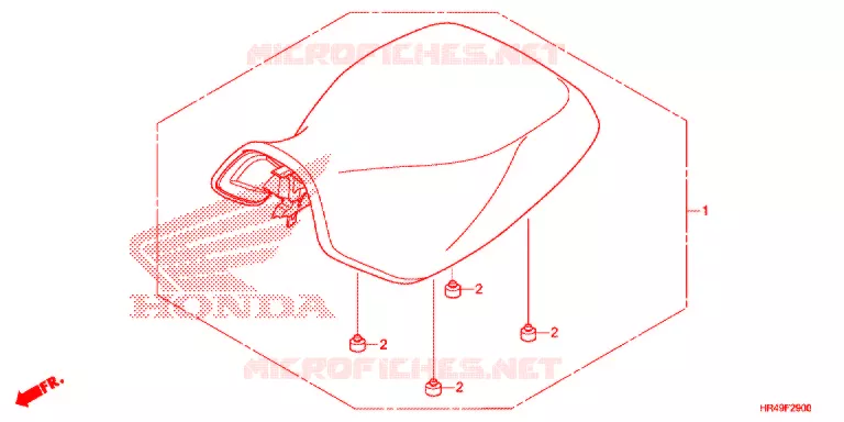 SELLE Honda ATV 520 FOURTRAX 2021  TRX520FM2M