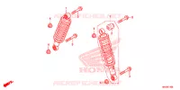 AMORTISSEUR AVANT pour Honda FOURTRAX 520 FOREMAN 4X4 EPS de 2021