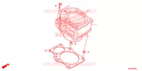 CYLINDRE pour Honda FOURTRAX 520 FOREMAN 4X4 EPS de 2021