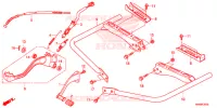 PEDALE   REPOSE PIED pour Honda FOURTRAX 520 FOREMAN 4X4 EPS de 2021