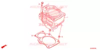 CYLINDRE pour Honda FOURTRAX 520 FOREMAN 4X4 EPS de 2021