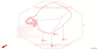 SELLE pour Honda FOURTRAX 520 FOREMAN 4X4 EPS de 2022