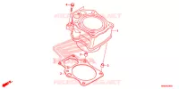 CYLINDRE pour Honda FOURTRAX 520 FOREMAN RUBICON 4X4 EPS de 2021