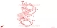 CYLINDRE pour Honda FOURTRAX 520 FOREMAN RUBICON 4X4 EPS de 2022