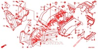 GARDE BOUE ARRIERE pour Honda FOURTRAX 520 FOREMAN RUBICON 4X4 EPS de 2022