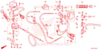 COMMODO   LEVIER   CABLE pour Honda FOURTRAX 520 FOREMAN RUBICON 4X4 EPS de 2022