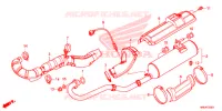 SILENCIEUX D'ECHAPPEMENT pour Honda FOURTRAX 520 FOREMAN RUBICON 4X4 EPS de 2022