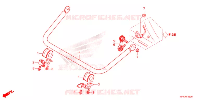 BARRE ANTI ROULIS Honda ATV 520 FOURTRAX 2022  TRX520FM6N