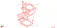 CYLINDRE pour Honda FOURTRAX 520 FOREMAN RUBICON 4X4 EPS de 2022