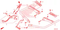 PEDALE   REPOSE PIED pour Honda FOURTRAX 520 FOREMAN RUBICON 4X4 EPS de 2022