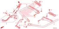 PEDALE   REPOSE PIED pour Honda FOURTRAX 520 FOREMAN RUBICON 4X4 EPS CAMO de 2022