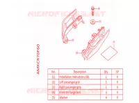 POIGNEE PASSAGER *NHA86M* pour Honda GL 1800 GOLD WING TOUR DCT, NAVI, AIRBAG de 2022
