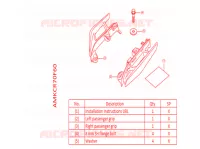 POIGNEE PASSAGER *NHA86M* pour Honda GL 1800 GOLD WING TOUR DCT, NAVI, AIRBAG de 2022