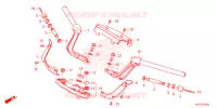 GUIDON   TE DE FOURCHE pour Honda GL 1800 GOLD WING TOUR de 2022