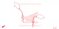 RETROVISEUR pour Honda SH 150 ABS 4ED de 2022