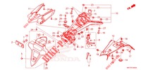 GARDE BOUE ARRIERE pour Honda X ADV 750 -3ED- de 2022