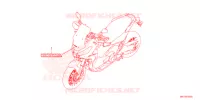 AUTOCOLLANTS pour Honda X ADV 750 de 2022