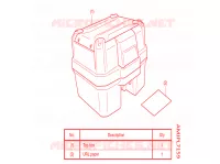 TOP CASE 38L pour Honda X ADV 750 de 2022