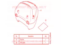 TOP CASE 50L pour Honda X ADV 750 de 2022