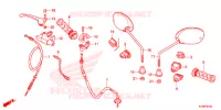 COMMODO   CABLE   RETROVISEUR pour Honda C 100 BIZ PARTIDA PE de 2013