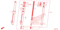 FOURCHE pour Honda BIZ 110 de 2022