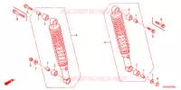 AMORTISSEUR ARRIERE pour Honda BIZ 125 SOMENTE PEDAL DE PARTIDA de 2012