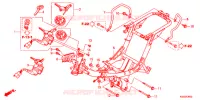 CADRE pour Honda BIZ 125 SOMENTE PEDAL DE PARTIDA de 2012