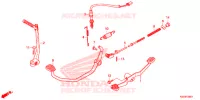 PEDALE   KICK pour Honda BIZ 125 PARTIDA ELETRICA, RODAS FUNDIDAS de 2015
