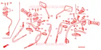LEVIER DE GUIDON   CABLE   COMMODO pour Honda CG 125 CARGO PARTIDA ELETRICA de 2010