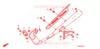 SILENCIEUX D'ECHAPPEMENT pour Honda CG 125 CARGO PARTIDA ELETRICA de 2010