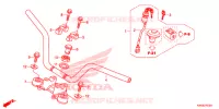 GUIDON   TE DE FOURCHE pour Honda CG 125 CARGO PARTIDA ELETRICA de 2014