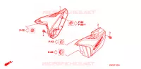 COUVERCLES LATERAUX pour Honda CG 125 CARGO KICK de 2010