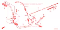 PEDALE   KICK pour Honda CG 125 CARGO KICK de 2011