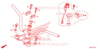 GUIDON   TE DE FOURCHE pour Honda CG 125 CARGO KICK de 2013
