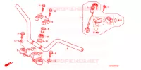GUIDON   TE DE FOURCHE pour Honda CG 125 FAN PARTIDA ELETRICA de 2011