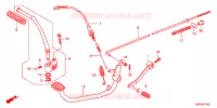 PEDALE   KICK pour Honda CG 125 FAN PARTIDA ELETRICA de 2011