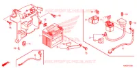 BATTERIE pour Honda CG 125 FAN PARTIDA ELETRICA de 2013