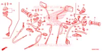 LEVIER DE GUIDON   CABLE   COMMODO pour Honda CG 125 FAN PARTIDA ELETRICA de 2013