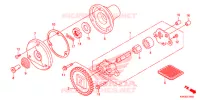 POMPE A HUILE pour Honda CG 125 FAN PARTIDA ELETRICA de 2013