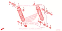 AMORTISSEUR ARRIERE pour Honda CG 125 FAN PARTIDA ELETRICA de 2014