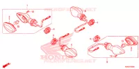 CLIGNOTANT pour Honda CG 125 FAN PARTIDA ELETRICA de 2014