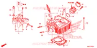 CULASSE pour Honda CG 125 FAN PARTIDA ELETRICA de 2014