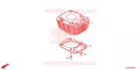 CYLINDRE pour Honda CG 125 FAN PARTIDA ELETRICA de 2014
